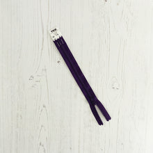 Load image into Gallery viewer, Zip: Purple, 20cm (8in), YKK, Closed End