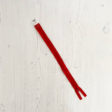 Load image into Gallery viewer, Zip: Red, 36cm (14in), YKK, Closed End
