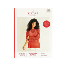 Load image into Gallery viewer, Crochet Pattern: Boat Neck Tunic in 4 Ply Yarn