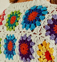 Load image into Gallery viewer, Crochet Pattern: Crowd Surf Sweater in Granny Squares and Stripes
