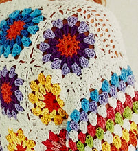 Load image into Gallery viewer, Crochet Pattern: Crowd Surf Sweater in Granny Squares and Stripes