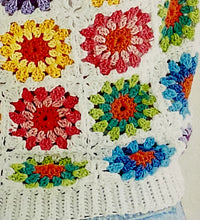 Load image into Gallery viewer, Crochet Pattern: Crowd Surf Sweater in Granny Squares and Stripes