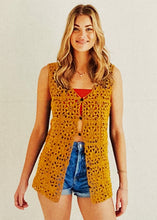 Load image into Gallery viewer, Crochet Pattern: Fringe Benefits Vest