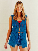 Load image into Gallery viewer, Crochet Pattern: Fringe Benefits Vest