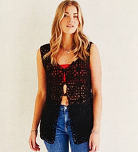 Load image into Gallery viewer, Crochet Pattern: Fringe Benefits Vest