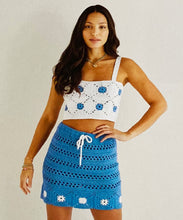 Load image into Gallery viewer, SALE: Crochet Pattern: Flower Power Two Piece Skirt and Crop Top