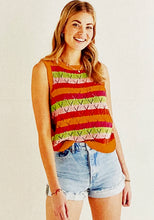 Load image into Gallery viewer, Knitting Pattern: Headliner Stripe Vest