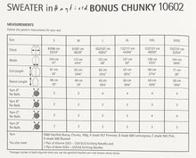 Load image into Gallery viewer, Knitting Pattern: Striped Balloon Sleeve Sweater in Chunky Yarn