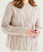 Load image into Gallery viewer, Knitting Pattern: Ladies Aran Sweater
