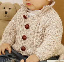 Load image into Gallery viewer, SALE: Knitting Pattern: Baby Sweater, Jacket and Hat for 0-7 Years