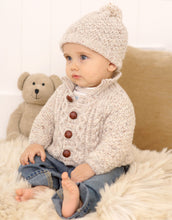 Load image into Gallery viewer, SALE: Knitting Pattern: Baby Sweater, Jacket and Hat for 0-7 Years
