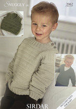 Load image into Gallery viewer, SALE: Knitting Pattern: V and Round Neck Sweaters and Slipover for 0-6 Years