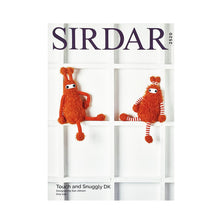 Load image into Gallery viewer, Knitting Pattern: Aliens in Sirdar Touch and Snuggly DK Yarn