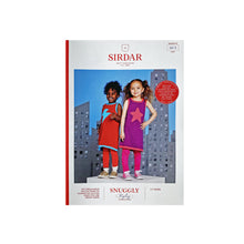 Load image into Gallery viewer, NEW Knitting pattern: Sirdar Super Hero Tunic or Dress in DK Yarn for Kids Ages 3-7