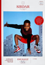 Load image into Gallery viewer, NEW Knitting pattern: Sirdar Superhero Web Sweater in DK Yarn for Kids Ages 3-7