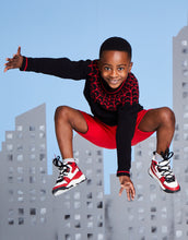 Load image into Gallery viewer, NEW Knitting pattern: Sirdar Superhero Web Sweater in DK Yarn for Kids Ages 3-7