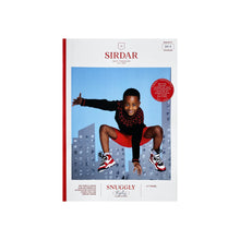 Load image into Gallery viewer, NEW Knitting pattern: Sirdar Superhero Web Sweater in DK Yarn for Kids Ages 3-7