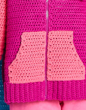 Load image into Gallery viewer, Crochet Pattern: Sirdar Superhero Hoodie and Cape in DK Yarn for Kids 3-7