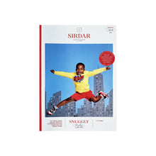 Load image into Gallery viewer, NEW Knitting Pattern: Sirdar Super POWer Sweater in DK Yarn for Kids Ages 3-7