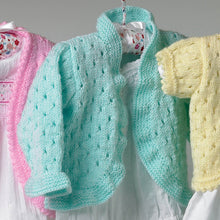 Load image into Gallery viewer, Knitting Pattern: Baby Cardigans in Sizes Birth to 2 Years