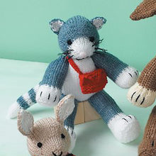Load image into Gallery viewer, SALE: Knitting Pattern: Toy Animals in DK and Aran Yarn