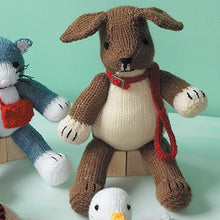 Load image into Gallery viewer, SALE: Knitting Pattern: Toy Animals in DK and Aran Yarn