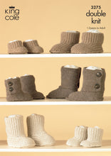 Load image into Gallery viewer, Knitting Pattern: Hug Slippers in DK Yarn for Ages 1 to Adult