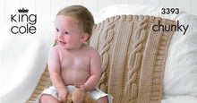 Load image into Gallery viewer, NEW Knitting Pattern: Baby Blankets in Chunky Yarn