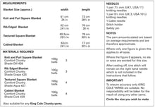 Load image into Gallery viewer, NEW Knitting Pattern: Baby Blankets in Chunky Yarn