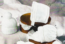 Load image into Gallery viewer, SALE: Knitting and Crochet Pattern: Baby Hats and Bonnets