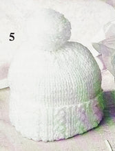 Load image into Gallery viewer, SALE: Knitting and Crochet Pattern: Baby Hats and Bonnets