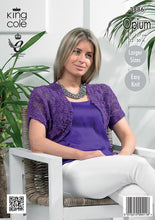 Load image into Gallery viewer, SALE: Knitting Pattern: Cropped Cardigans in Cotton Yarn