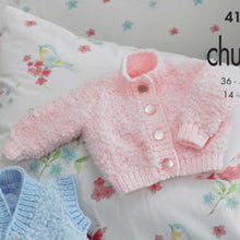 Load image into Gallery viewer, SALE: Knitting Pattern: Baby Cardigans and Baby Waistcoats for 0-24 Months