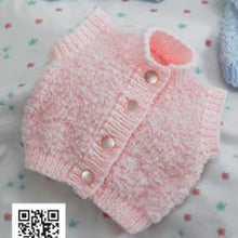 Load image into Gallery viewer, SALE: Knitting Pattern: Baby Cardigans and Baby Waistcoats for 0-24 Months