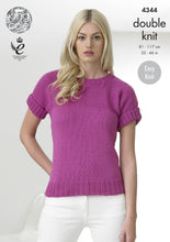Load image into Gallery viewer, Knitting Pattern: Ladies Summer Tops in Cotton DK Yarn