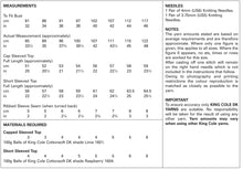 Load image into Gallery viewer, Knitting Pattern: Ladies Summer Tops in Cotton DK Yarn