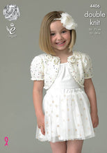 Load image into Gallery viewer, SALE: Knitting Pattern: Boleros in DK Yarn for Girls 2-9 Years