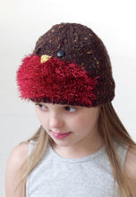 Load image into Gallery viewer, Knitting Pattern: Novelty Christmas Hats for Kids in Tinsel Chunky Yarn