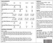 Load image into Gallery viewer, Knitting Pattern: Scarf, Hat and Wrist Warmers for 4-12 years and Adults