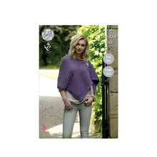 Load image into Gallery viewer, Knitting Pattern: Ladies Cape Coat with Larger Sizes in DK Yarn