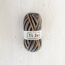 Load image into Gallery viewer, Sock Yarn: Zig Zag 4 Ply in Mayfly, 100g Ball