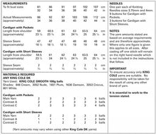 Load image into Gallery viewer, Knitting Pattern: Ladies Cardigans in DK Yarn