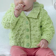 Load image into Gallery viewer, Knitting Pattern: Baby Hoodie, Jacket and Matinee Coat for Newborn to 2 Years