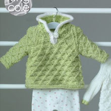 Load image into Gallery viewer, Knitting Pattern: Baby Hoodie, Jacket and Matinee Coat for Newborn to 2 Years