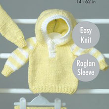 Load image into Gallery viewer, Knitting Pattern: Baby All-In-One, Hoody, Pants and Hat for Babies 0-24 Months