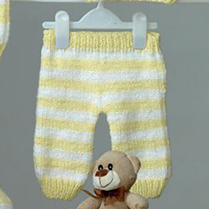 Knitting Pattern: Baby All-In-One, Hoody, Pants and Hat for Babies 0-24 Months