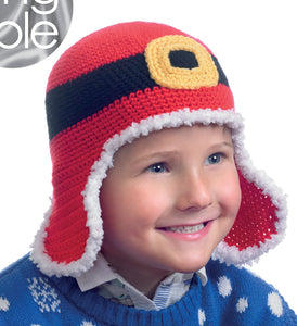 Crochet Pattern: Christmas Novelty Hats for Kids 2-12 Years
