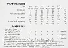 Load image into Gallery viewer, Knitting Pattern: Cardigans and Sweater for 0 to 7 Years