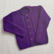 Load image into Gallery viewer, Knitting Pattern: Cardigans and Sweater for 0 to 7 Years