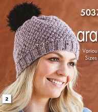 Load image into Gallery viewer, Knitting Pattern: Ladies Hats in Aran Yarn